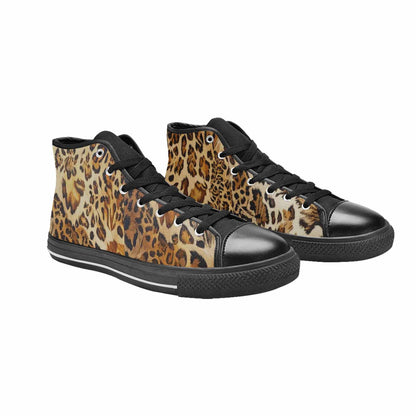 MEN'S Animal Print High Top Canvas Vivid Shoes