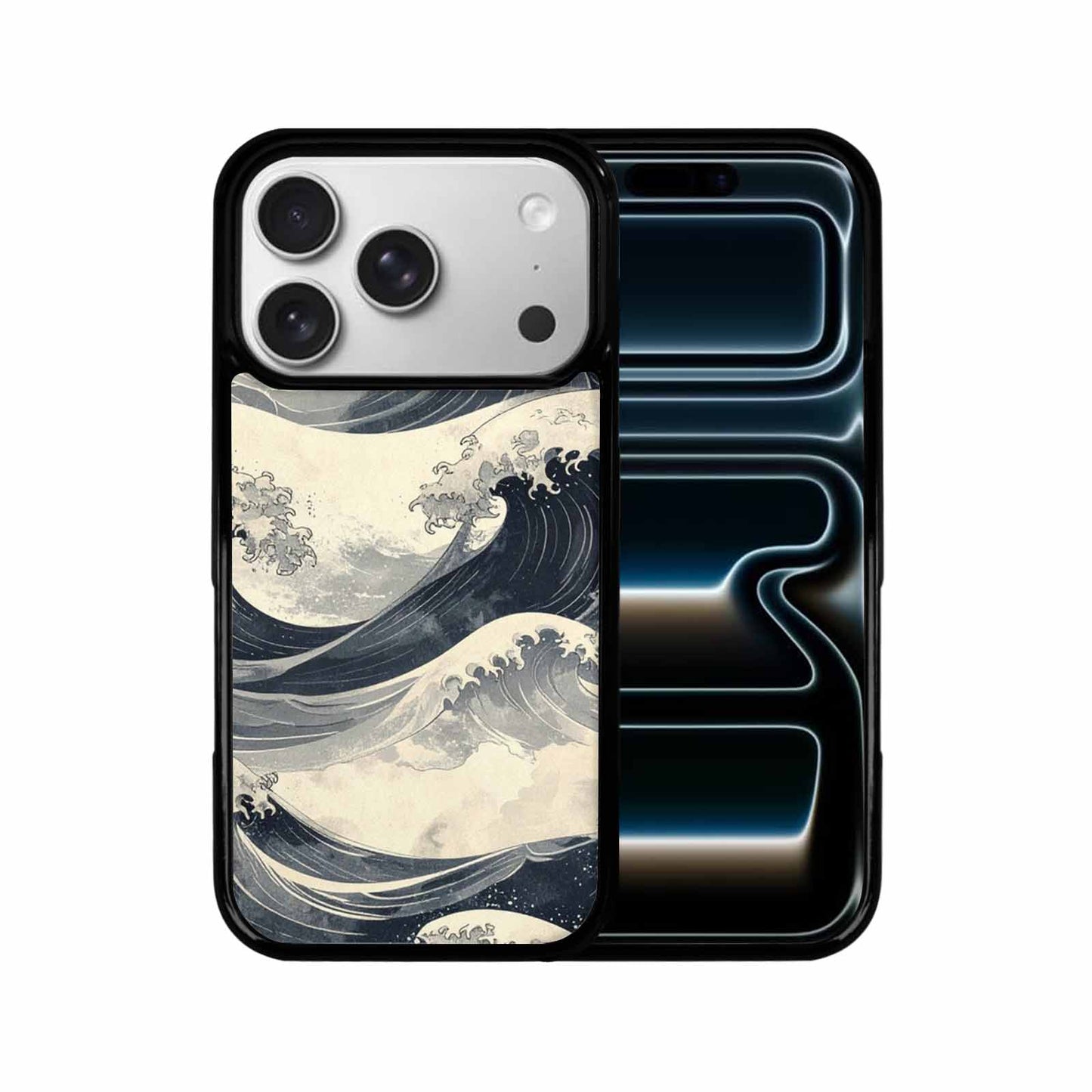 iPhone 17 Pro Case — Vintage Americana Wave Retro Vintage, Custom Printed Phone Case