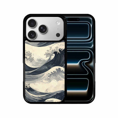 iPhone 17 Pro Case — Vintage Americana Wave Retro Vintage, Custom Printed Phone Case