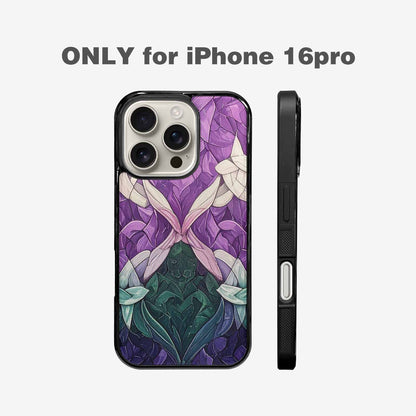 iPhone 16 Pro Case — Genderqueer Flag Color Theme Small Rainbow, Personalized Phone Case