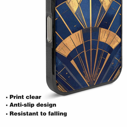 iPhone 16 Pro Max Case — Art Deco Illustration Pattern, Original Design Phone Case