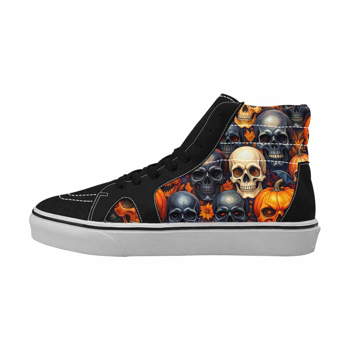 MEN'S Skulls - Halloween High Top Canvas Surreal Sneakers