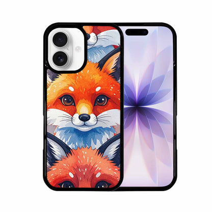 iPhone 17 Case — Watercolor Kawaii Fox Watercolor Abstract, Original Design Phone Case