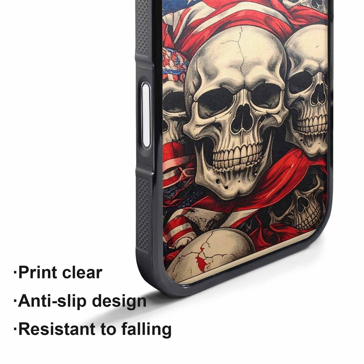 iPhone 17 Air Case — Skull Dark Art Gothic Print Gothic, Custom Designed Case Cover