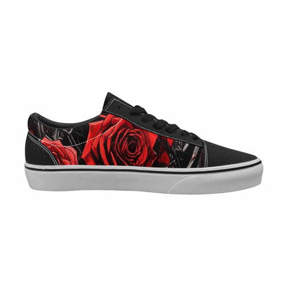 WOMEN'S Barbed Wire Coil Lace-Up Canvas Dark Academia Sneakers