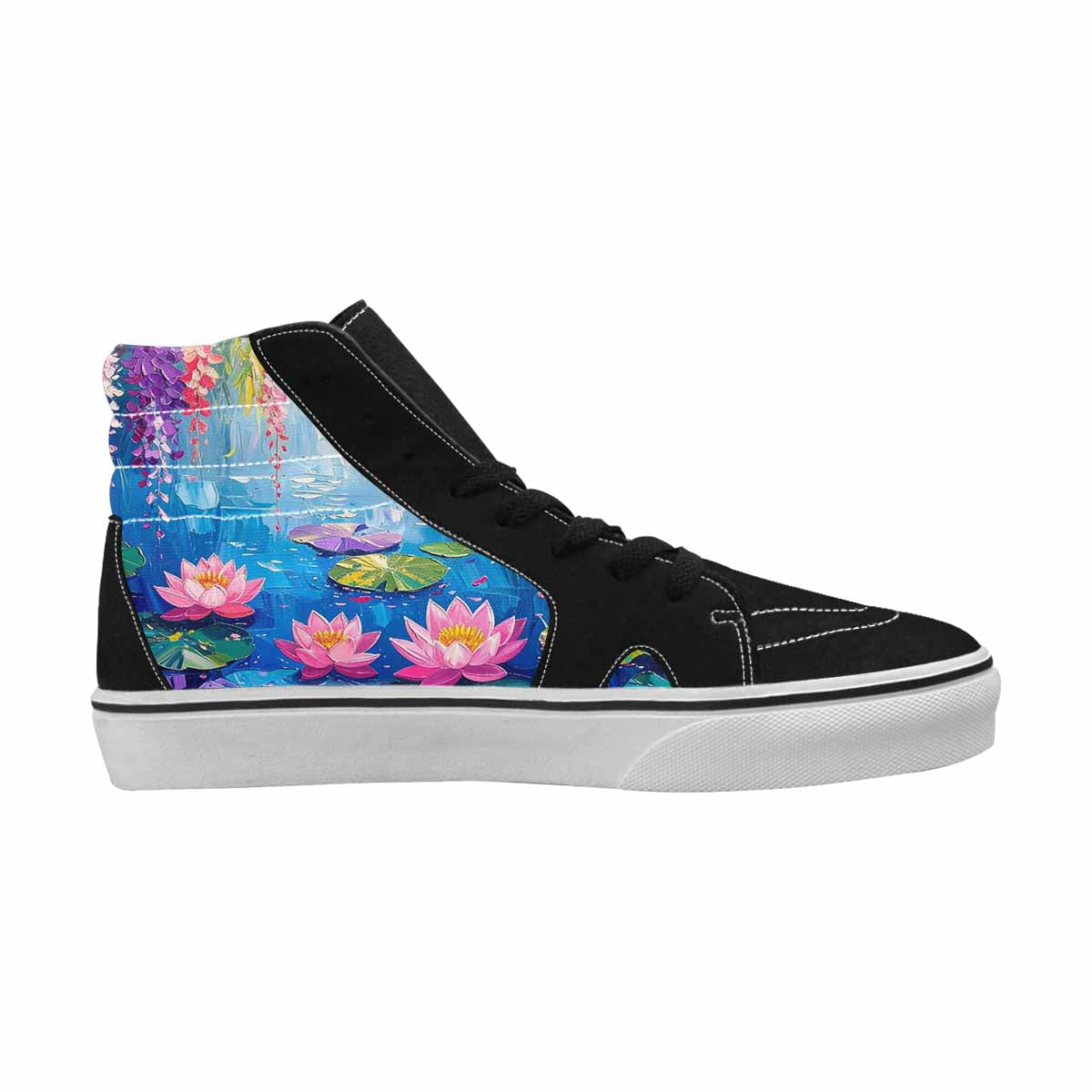 MEN'S Monet Impressionist High Top Canvas Aesthetic Custom Shoes