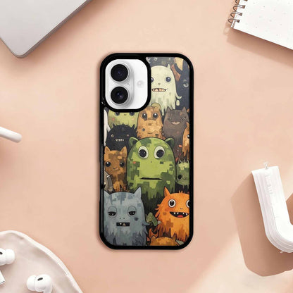 iPhone 17 Case — Monsters Camomonsters Pattern Camo, Customized Protective Case