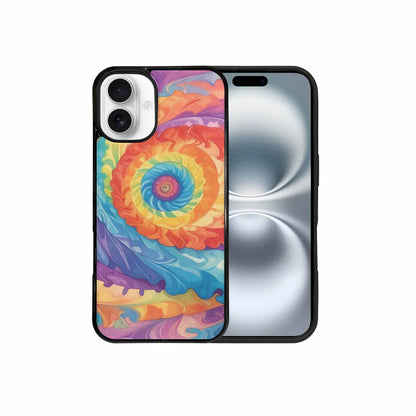 iPhone 16 Plus Case — Tie Dye Swirls Tie Dye Swirls, Original Design Phone Case