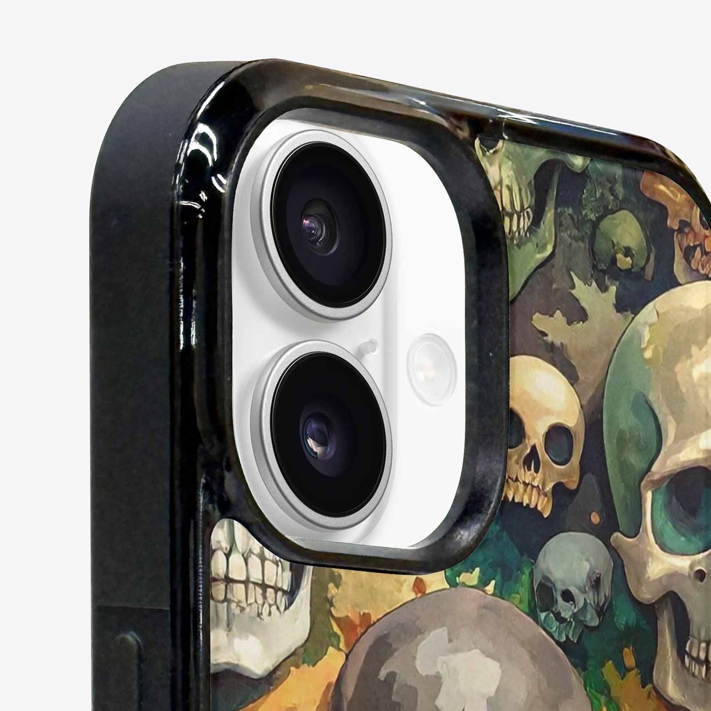 iPhone 16 Case — Skulls Camoskulls Pattern Hu Avd, Custom Art Phone Cover