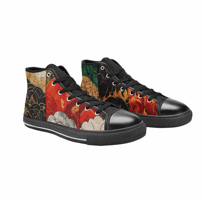 MEN'S Dragon Scale Fantasy High Top Canvas Aesthetic Sneakers