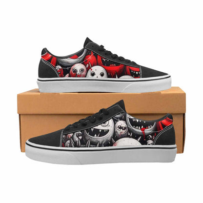 WOMEN'S Monsters (general) Lace-Up Canvas Neon Fantasy Shoes
