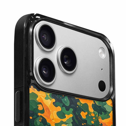 iPhone 17 Pro Max Case — Small Military Camouflage Blotch Camo, Original Design Phone Case