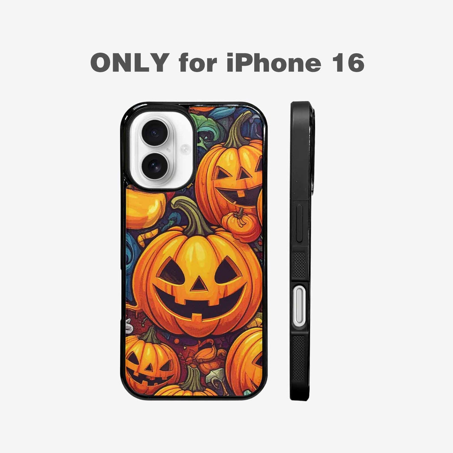 iPhone 16 Case — Halloween Witches Ghouls, Custom Art Phone Cover