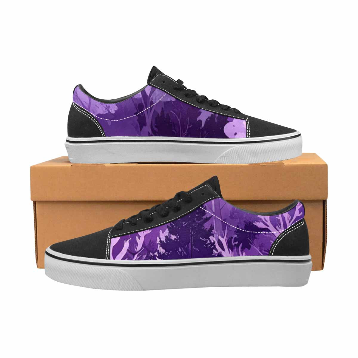 MEN'S Military Camouflage Blotch Canvas Lace-Up Dark Academia Shoes