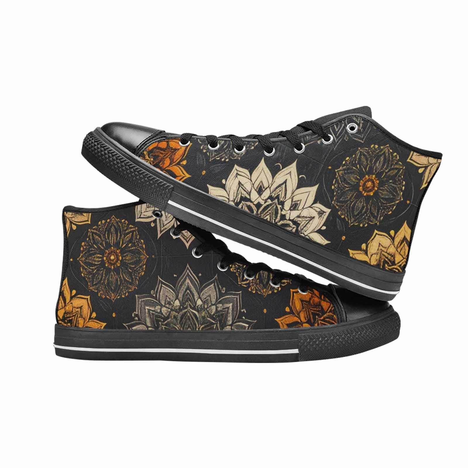 WOMEN'S Mandala High Top Canvas Aesthetic Custom Shoes