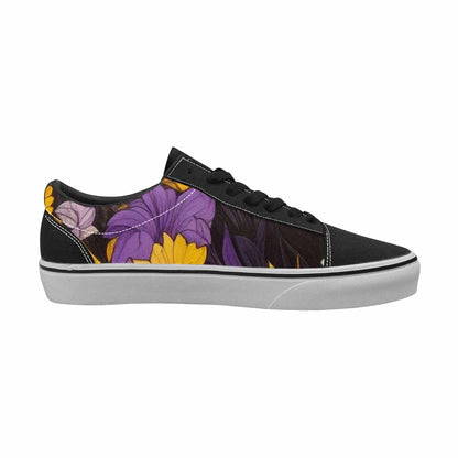 MEN'S Nonbinary Flag Color Canvas Lace-Up Cottagecore Shoes