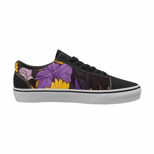 MEN'S Nonbinary Flag Color Canvas Lace-Up Cottagecore Shoes