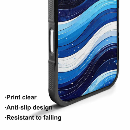 iPhone 17 Case — Glossy Winter Wave Cartoon Cute, Custom Print Case Cover
