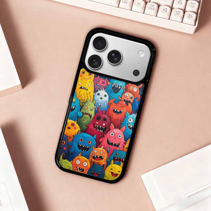 iPhone 17 Pro Case — Monsters General Cartoon Monsters Pattern Cartoon, Personalized Phone Case