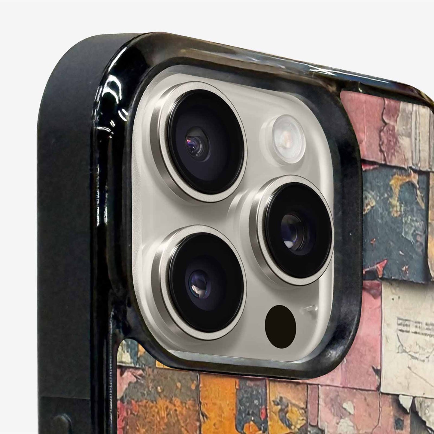 iPhone 15 Pro Max Case — Distressed Grunge Texture Pattern Hundreds Of, Original Design Phone Case