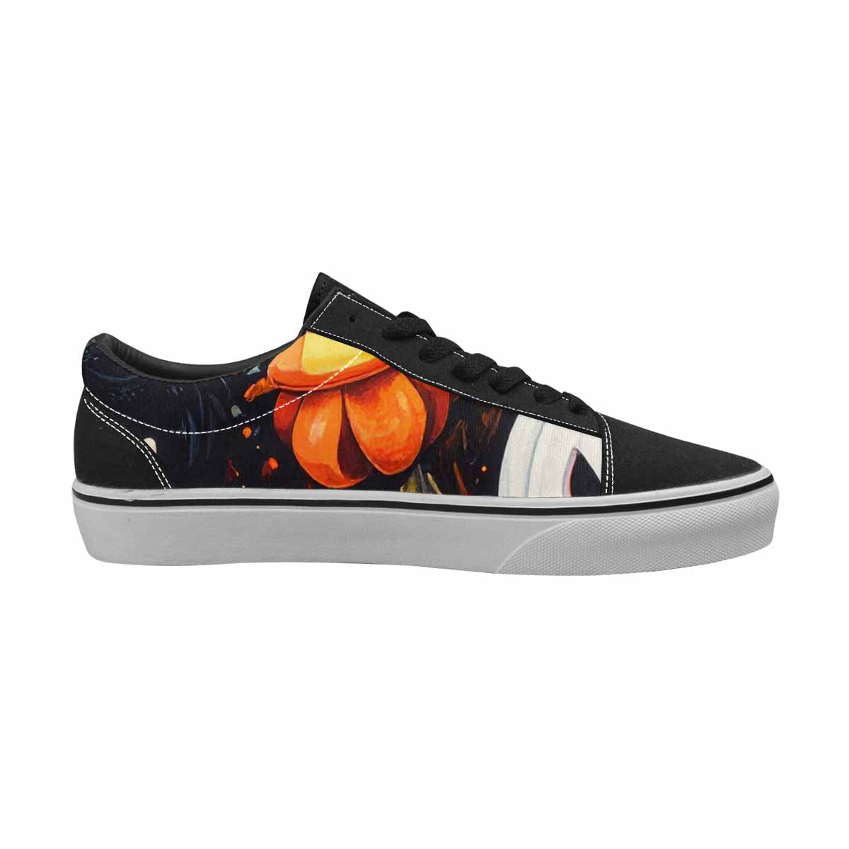 WOMEN'S Halloween Canvas Lace-Up Aesthetic Custom Sneakers