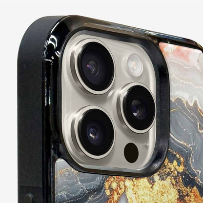 iPhone 15 Pro Max Case — Marble Vein Marble Veins Pattern Hundreds, Unique Phone Case Design