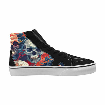 MEN'S Marble Skull High Top Canvas Dreamcore Custom Shoes