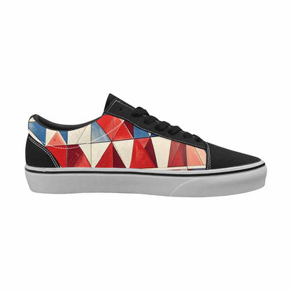 MEN'S American Flag Stars Canvas Lace-Up Cottagecore Shoes