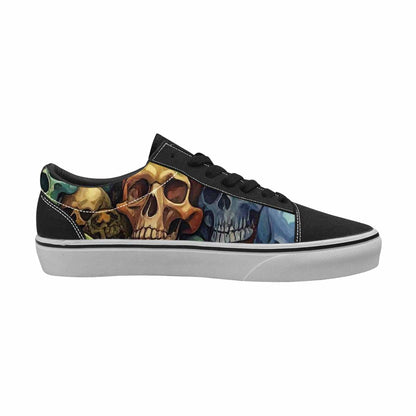 WOMEN'S Skulls Lace-Up Canvas Y2K Custom Shoes