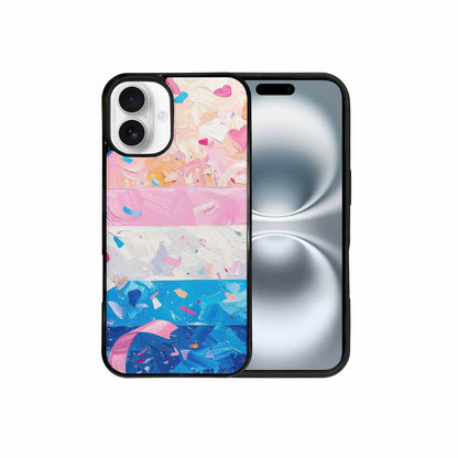 iPhone 16 Plus Case — Transgender Pride Flag Trans Pride Flag, Customized Protective Case