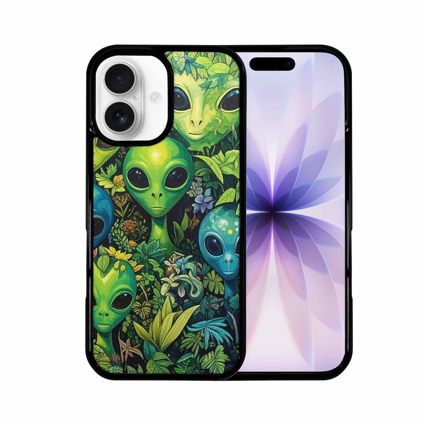 iPhone 17 Case — Aliens Pattern Hundreds Of Alien Scifi, Custom Designed Case Cover