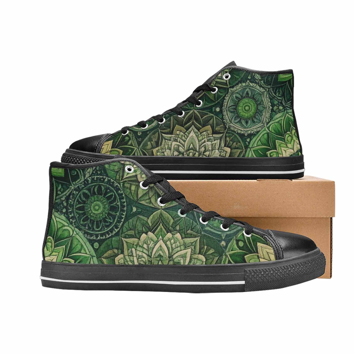 MEN'S Mandala High Top Canvas Y2K Shoes