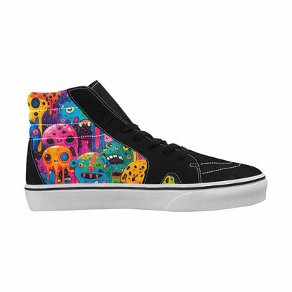 MEN'S Melting Aliens High Top Canvas Dreamlike Custom Shoes