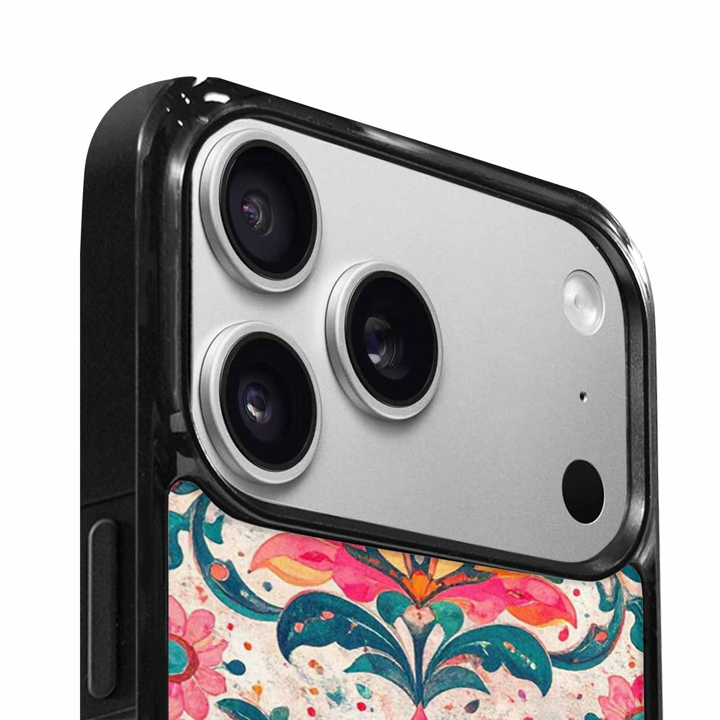 iPhone 17 Pro Max Case — Marble Floral, Custom Phone Case