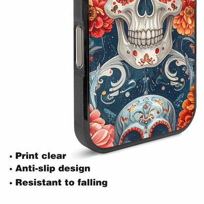 iPhone 16 Pro Max Case — Marble Skull Custom, Custom Print Case Cover