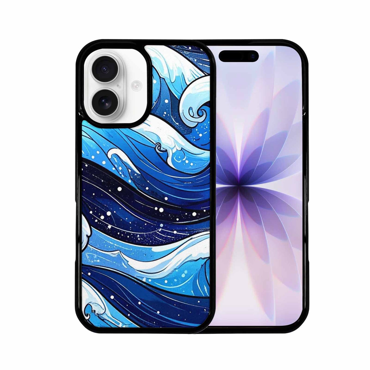 iPhone 17 Case — Glossy Winter Wave Cartoon Cute, Custom Made Phone Cover