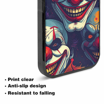 iPhone 15 Plus Case — Evil Clown Cartoon, Custom Made Phone Cover