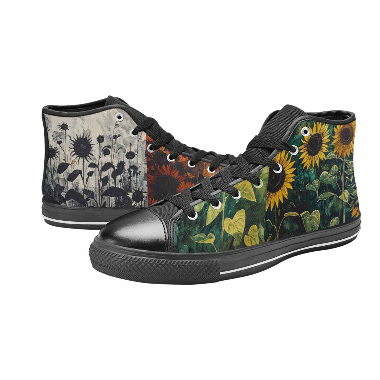 MEN'S Blend Melt Them High Top Canvas Cottagecore Sneakers