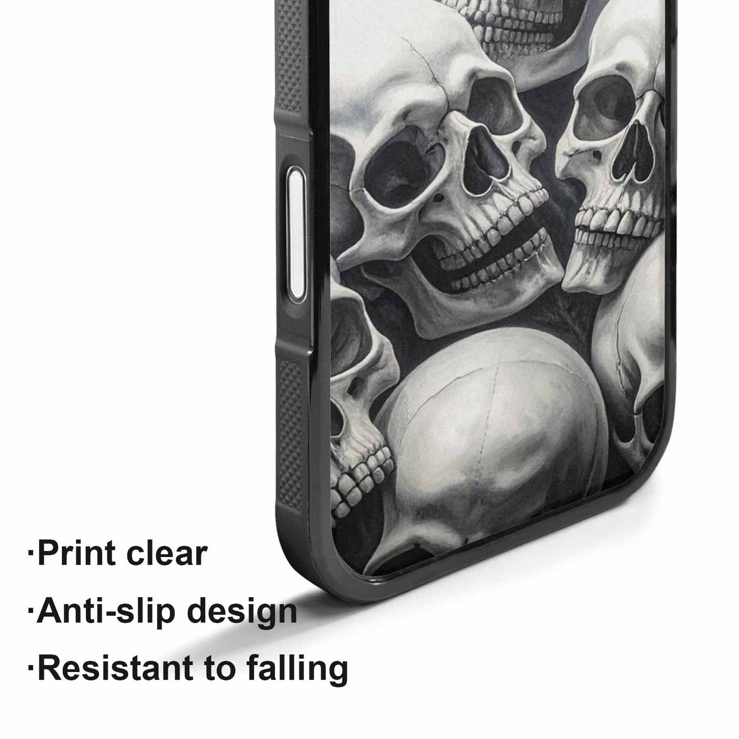 iPhone 17 Case — Skull Dark Art Gothic Print Gothic, Custom Print Case Cover