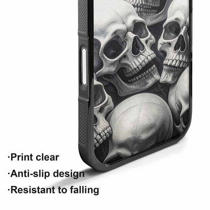 iPhone 17 Case — Skull Dark Art Gothic Print Gothic, Custom Print Case Cover
