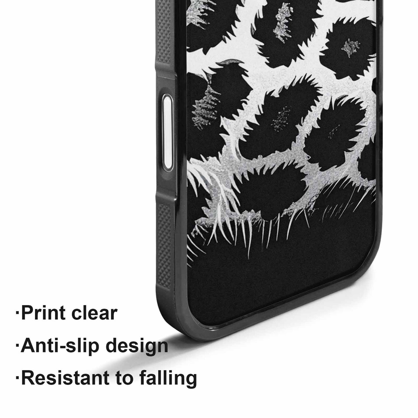 iPhone 17 Case — Leopard Print Black And Animal Print, Custom Printed Phone Case