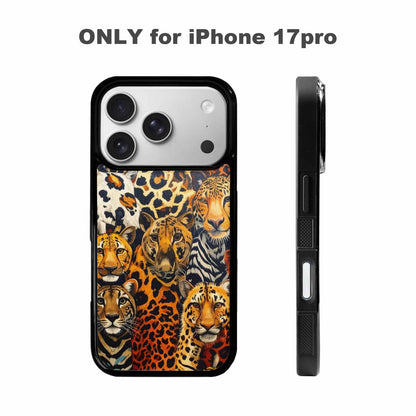 iPhone 17 Pro Case — Small Animal Print Pattern Randomly Animal, Customized Protective Case