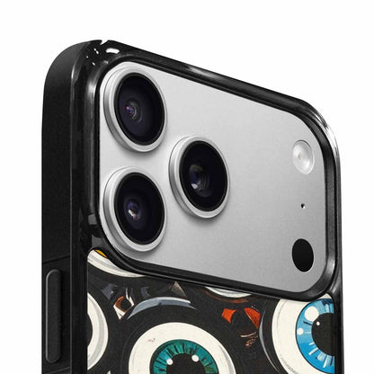 iPhone 17 Pro Max Case — Googly Cartoon Eyeballs Cartoon Cute, Custom Print Case Cover