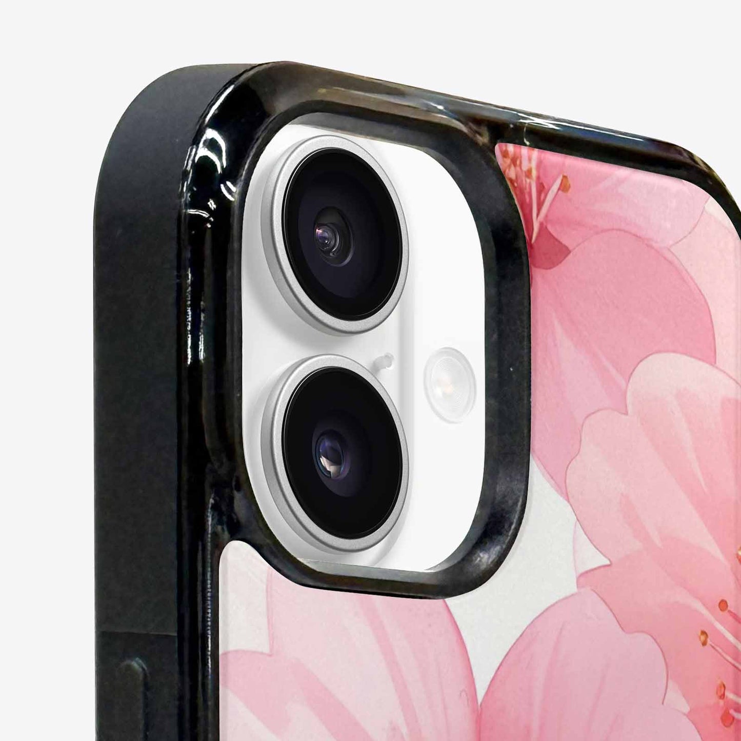 iPhone 16 Case — Japanese Cherry Blossom Pattern Sakura Flowers, Custom Printed Phone Case