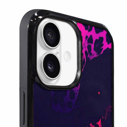 iPhone 17 Case — Leopard Print Neon Seamless Animal Print, Personalized Phone Case