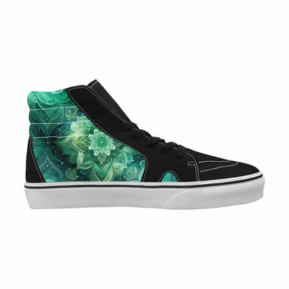 WOMEN'S Galaxy Art - High Top Canvas Wallpaper Art Custom Shoes