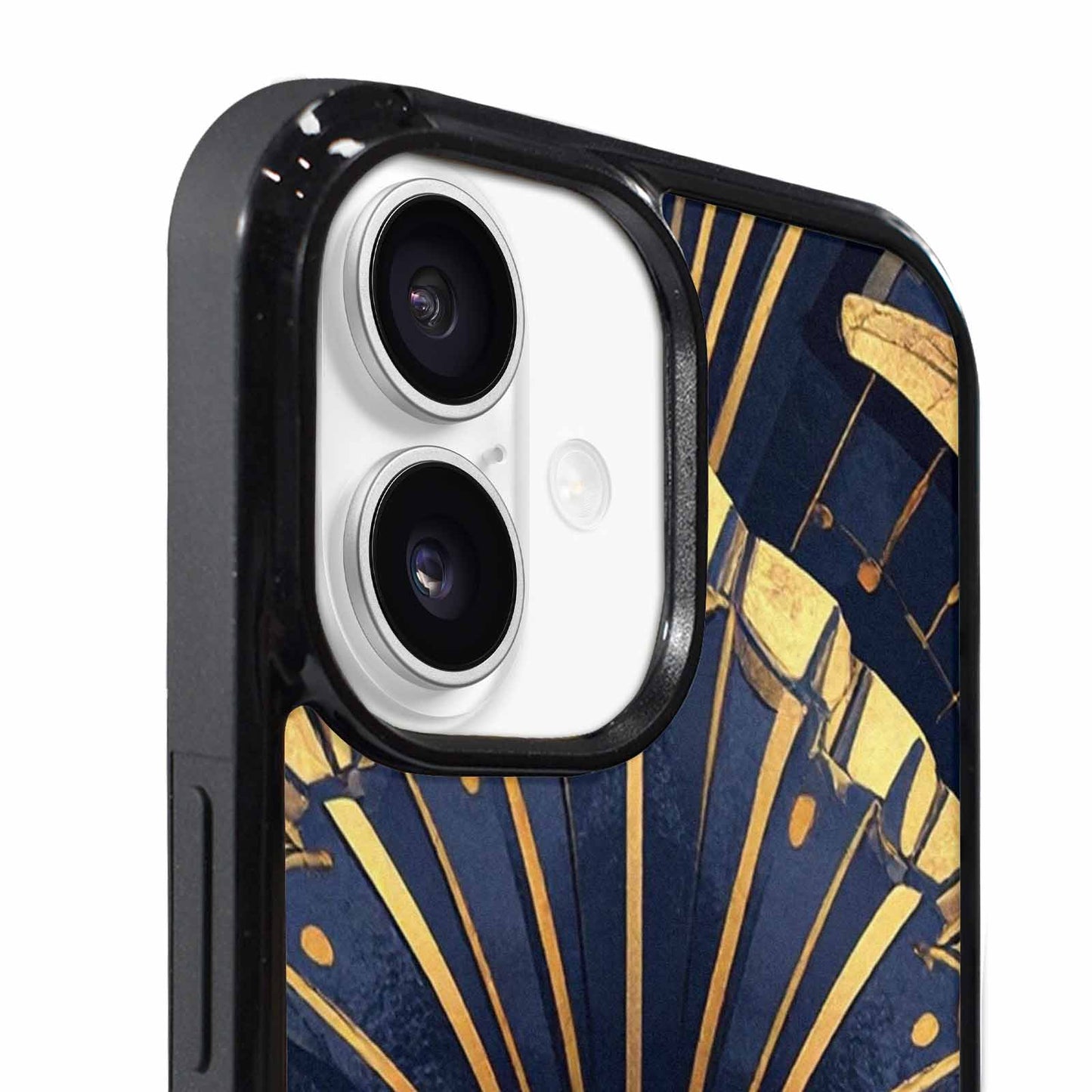 iPhone 17 Case — Art Deco Illustration Pattern Original Art, Unique Phone Case Design