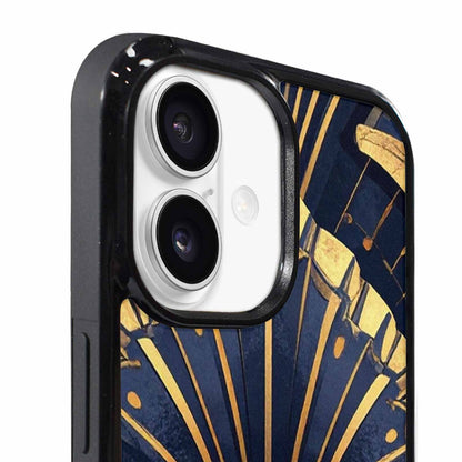 iPhone 17 Case — Art Deco Illustration Pattern Original Art, Unique Phone Case Design