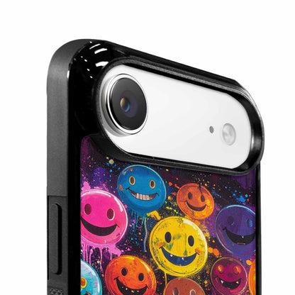 iPhone 17 Air Case — Smiley Faces Glow Smiley Faces Original, Custom Designed Case Cover