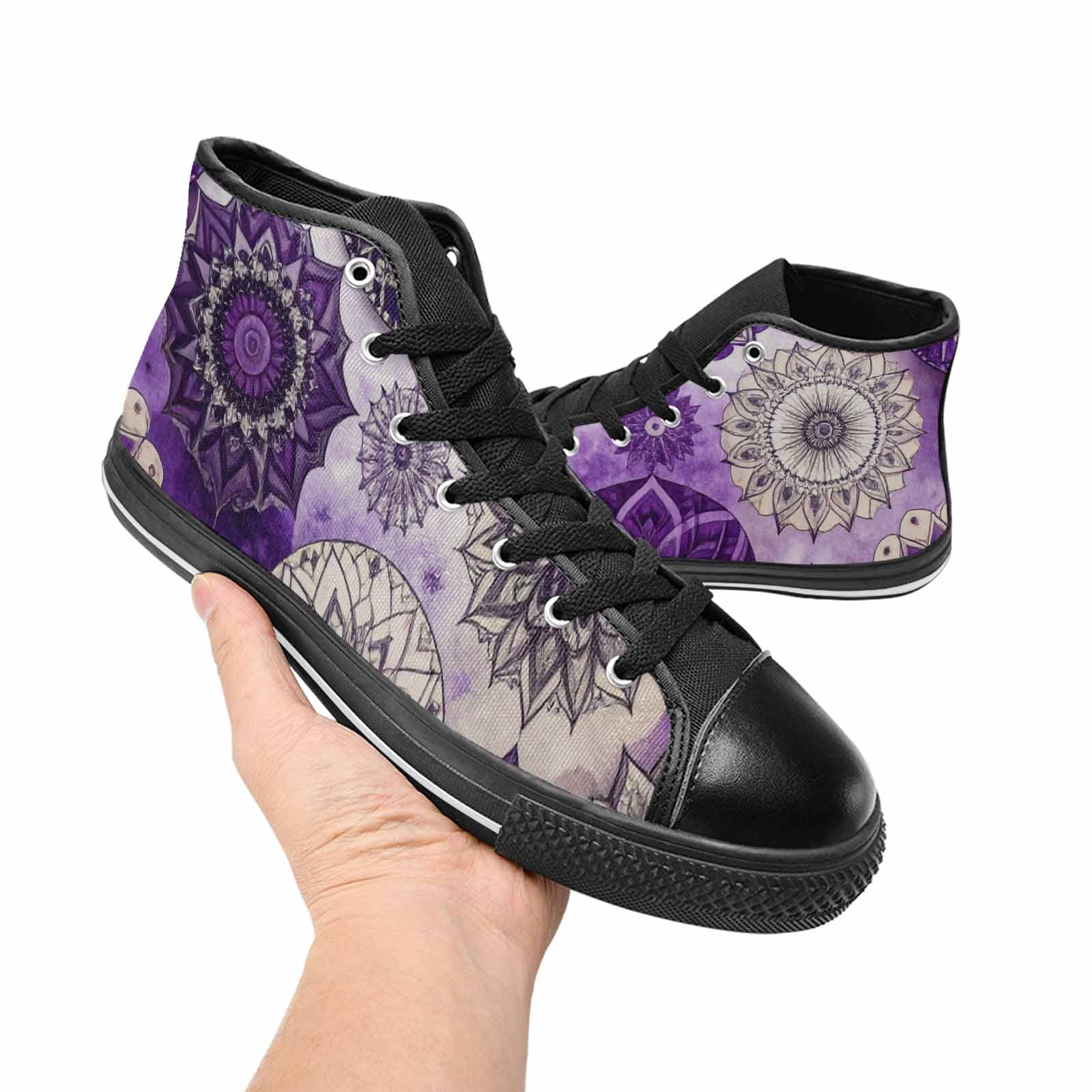 MEN'S Mandala High Top Canvas Y2K Sneakers